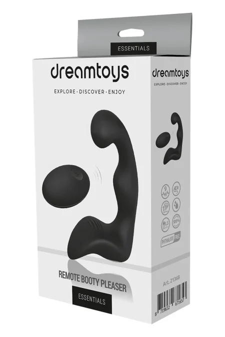 Πρωκτικός δονητής ESSENTIALS Remote Booty Pleaser Black