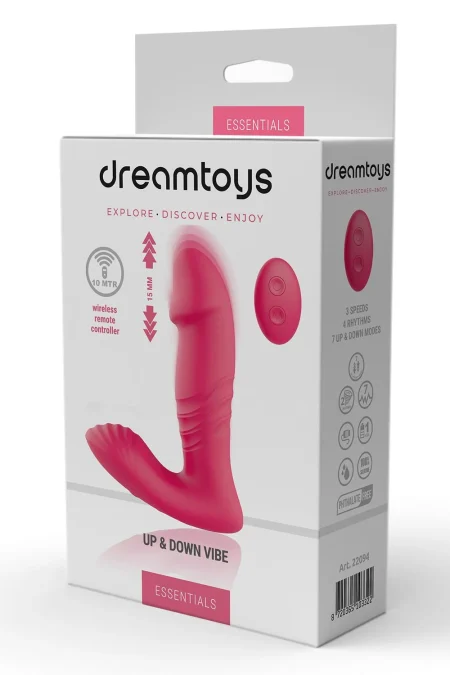 Δονητής DREAMTOYS ESSENTIALS Up And Down Vibe Pink