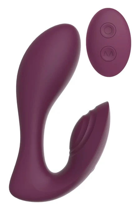 Δονητής ESSENTIALS Ultra Dual Vibe Purple