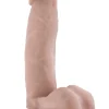 Ρεαλιστικό dildo Dr. Mark 7 Inch Dildo with Balls Beige