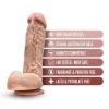 Ομοίωμα πέους DR SKIN Mr. D 8.5 Inch Dildo with Balls Beige