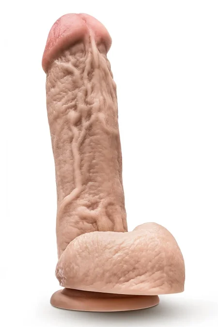 Ομοίωμα πέους DR SKIN Mr. D 8.5 Inch Dildo with Balls Beige