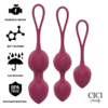 Μπάλες Κέγκελ CICI BEAUTY - PREMIUM SILICONE 3 VIBRATING KEGEL BEADS REMOTE CONTROL