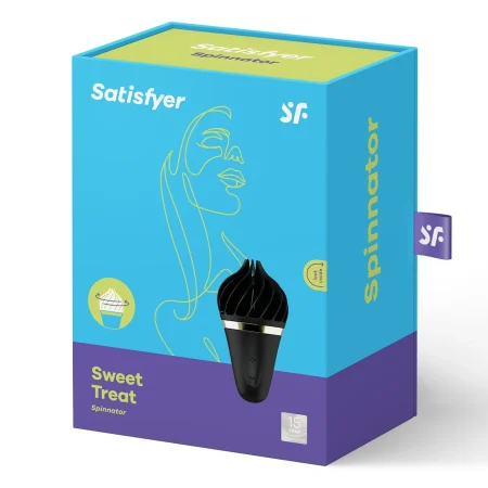 Κλειτοριδικός δονητής SATISFYER - SWEET TREAT SPINNATOR BLACK