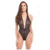 DARING DARLING LACE TEDDY BLACK