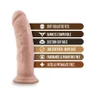 Ρεαλιστικό ομοίωμα πέους DR. SKIN 8Inch Cock Suction Cup Vanilla