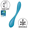 SATISFYER - G-SPOT FLEX 5 MULTI VIBRATOR BLUE