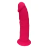 DILDO 6INCH FUCHSIA THERMO REACTIVE - REAL LOVE DREAMTOYS