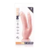 Διπλό ομοίωμα πέους Dr. Skin By Blush® | Vanilla 8-Inch long Dildo With Suction Cup Base