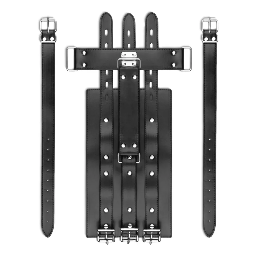 Ρυθμιζόμενη ζώνη συγκράτησης σώματος BLISSFULLY BOUND ARM RESTRAINT SET BLACK Bedroom Fantasies