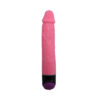 Ρεαλιστικός δονητής BAILE - COLORFUL SEX REALISTIC VIBRATOR PINK 23 CM