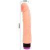 Ρεαλιστικός δονητής BAILE - NATURAL FLEXIBLE REALISTIC VIBRATOR 24 CM