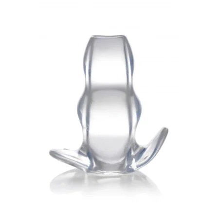 Ανοιχτή πρωκτική σφήνα CLEAR VIEW HOLLOW ANAL PLUG - LARGE - Master Series