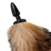Πρωκτική σφήνα με ουρά DARKNESS - NATURAL TAIL WITH SILICONE ANAL PLUG 10 CM