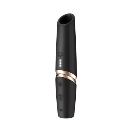 Κλειτοριδικός δονητής SATISFYER - PERFECT KISS WAVE CLITORIS STIMULATOR BLACK / GOLD