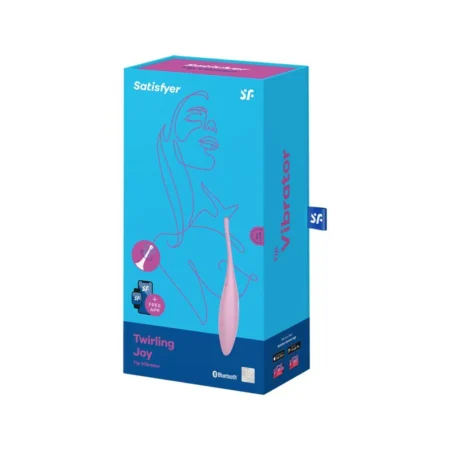 Κλειτοριδικός δονητής SATISFYER - TWIRLING JOY CLIT TIP VIBRATOR PINK