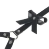 Harness μέσης και ποδιών SUBBLIME - LEATHER WAIST AND LEG HARNESS BLACK ONE SIZE