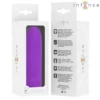 Μίνι δονητής INTENSE - SYMONE USB RECHARGEABLE VIBRATING BULLET 8 VIBRATIONS PURPLE 10 X 2.2 CM