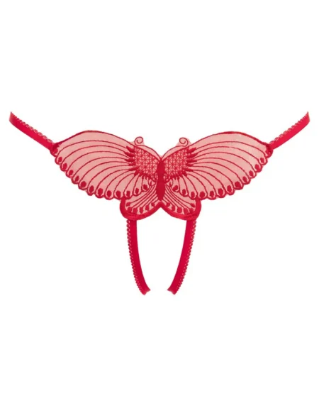 Εσώρουχο χωρίς καβάλο Amorable by Rimba - Open Butterfly String - One Size - Red