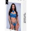 Σετ εσώρουχα STRAPPY LACE BRA & PANTY SET BLUE BACI LINGERIE