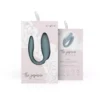 Δονητής για ζευγάρια Bloom - The Jasmine C-Shape Vibrator - Green