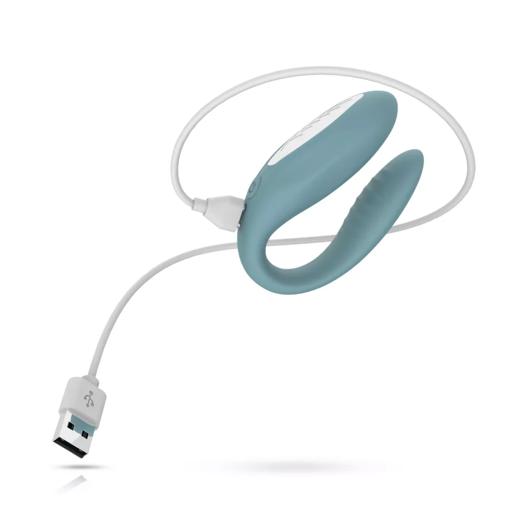 Δονητής για ζευγάρια Bloom - The Jasmine C-Shape Vibrator - Green