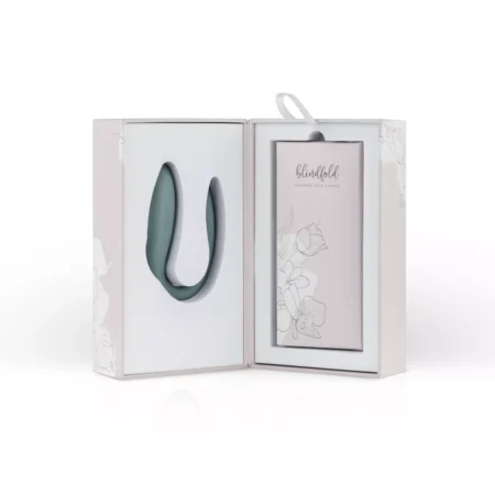 Δονητής για ζευγάρια Bloom - The Jasmine C-Shape Vibrator - Green