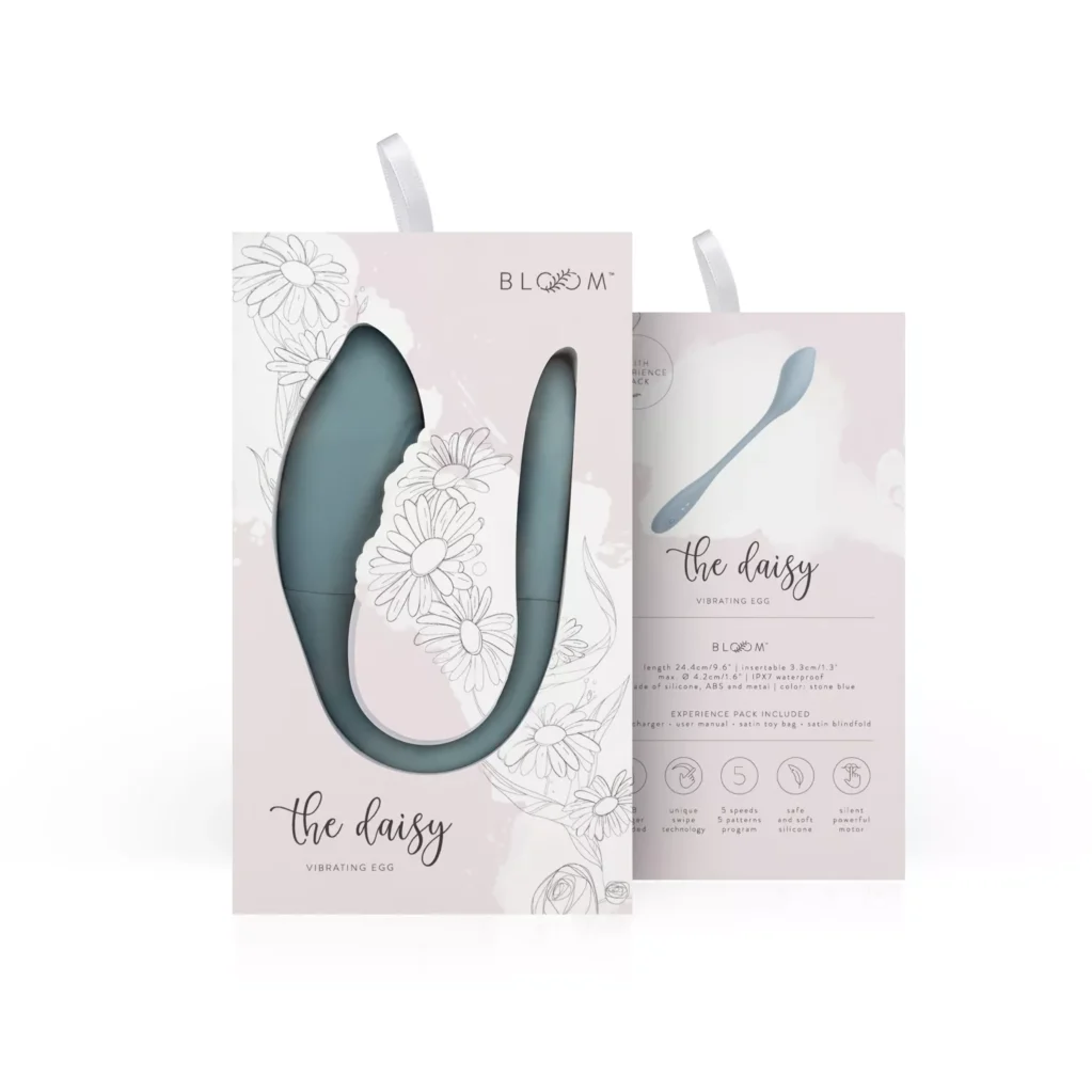 Δονούμενο αυγό Bloom - The Daisy Vibrating Egg - Green