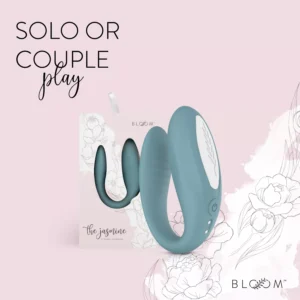 Δονητής για ζευγάρια Bloom - The Jasmine C-Shape Vibrator - Green