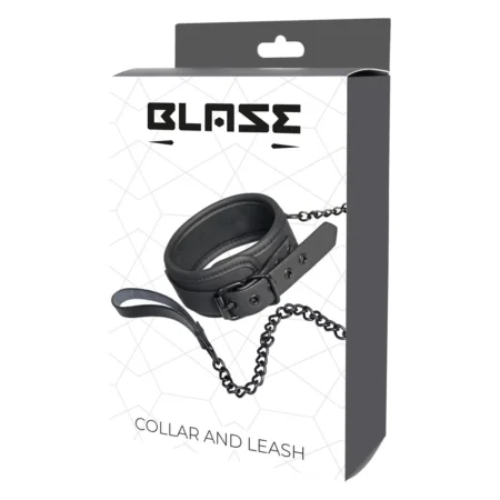 Κολάρο με λουρί Blaze Luxury Fetish Collar and Leash