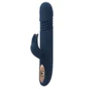 Διπλός δονητής Zephyros Rabbit Vibrator With Thrusting Motion