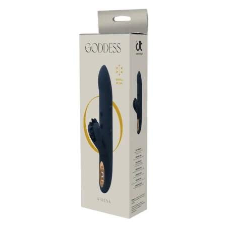 Διπλός δονητής Athena Rabbit Vibrator With Moving Beads And Spinning Wheel
