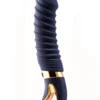 Κλασικός δονητής Nereos Ribbed Vibrator With Heating Function