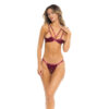 Σετ εσώρουχα I Like It Rough 2Pc Bra Set Burgundy Rene Rofe
