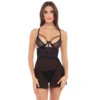 Babydoll με στρινγκ New In Town 2 Piece Chemise Set RENE ROFE LINGERIE