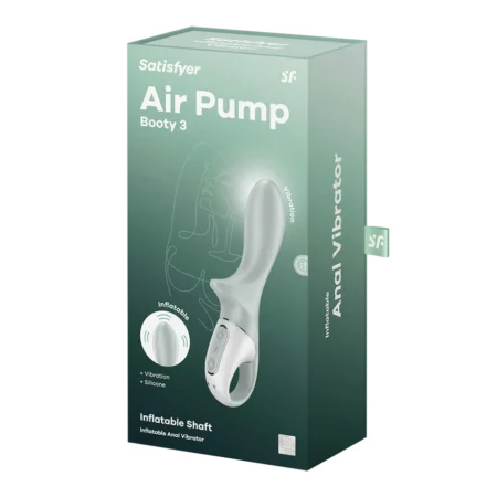Πρωκτικός δονητής Air Pump Booty 3 Greygreen SATISFYER