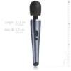 Δονητής Μασάζ Black Lightning Wand Vibrator Teazers