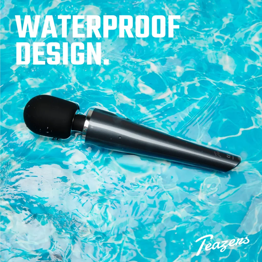 Δονητής Μασάζ TEAZERS WAND VIBRATOR BLACK - Image 10