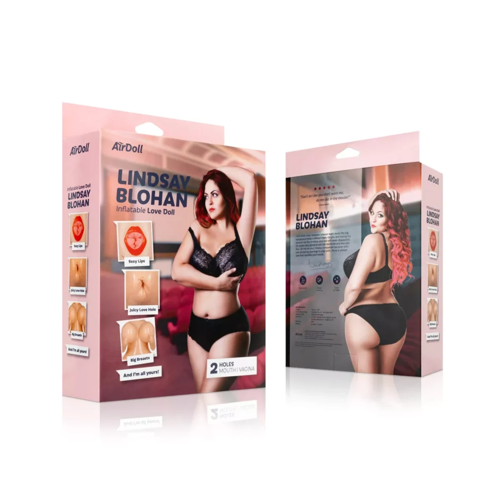 Φουσκωτή κούκλα σεξ AirDoll Linsday Blohan
