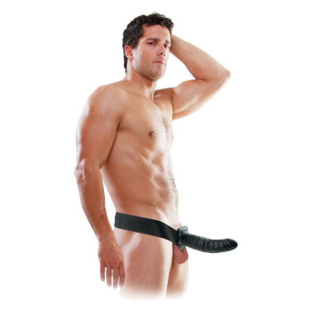 Κούφιο στραπόν FETISH FANTASY SERIES 8" HOLLOW STRAP-ON - Black