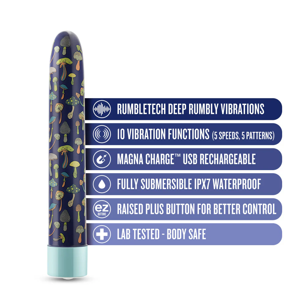 Δονητής Limited Addiction By Blush® | Dreamscape Slimline Blue Vibrator with Powerful RumboTech™ Technology