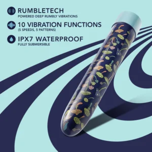 Δονητής Limited Addiction By Blush® | Dreamscape Slimline Blue Vibrator with Powerful RumboTech™ Technology