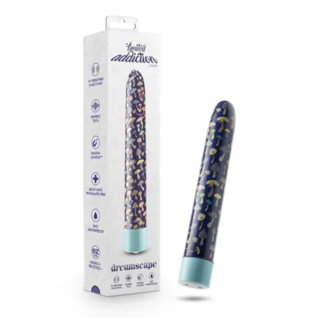 Δονητής Limited Addiction By Blush® | Dreamscape Slimline Blue Vibrator with Powerful RumboTech™ Technology