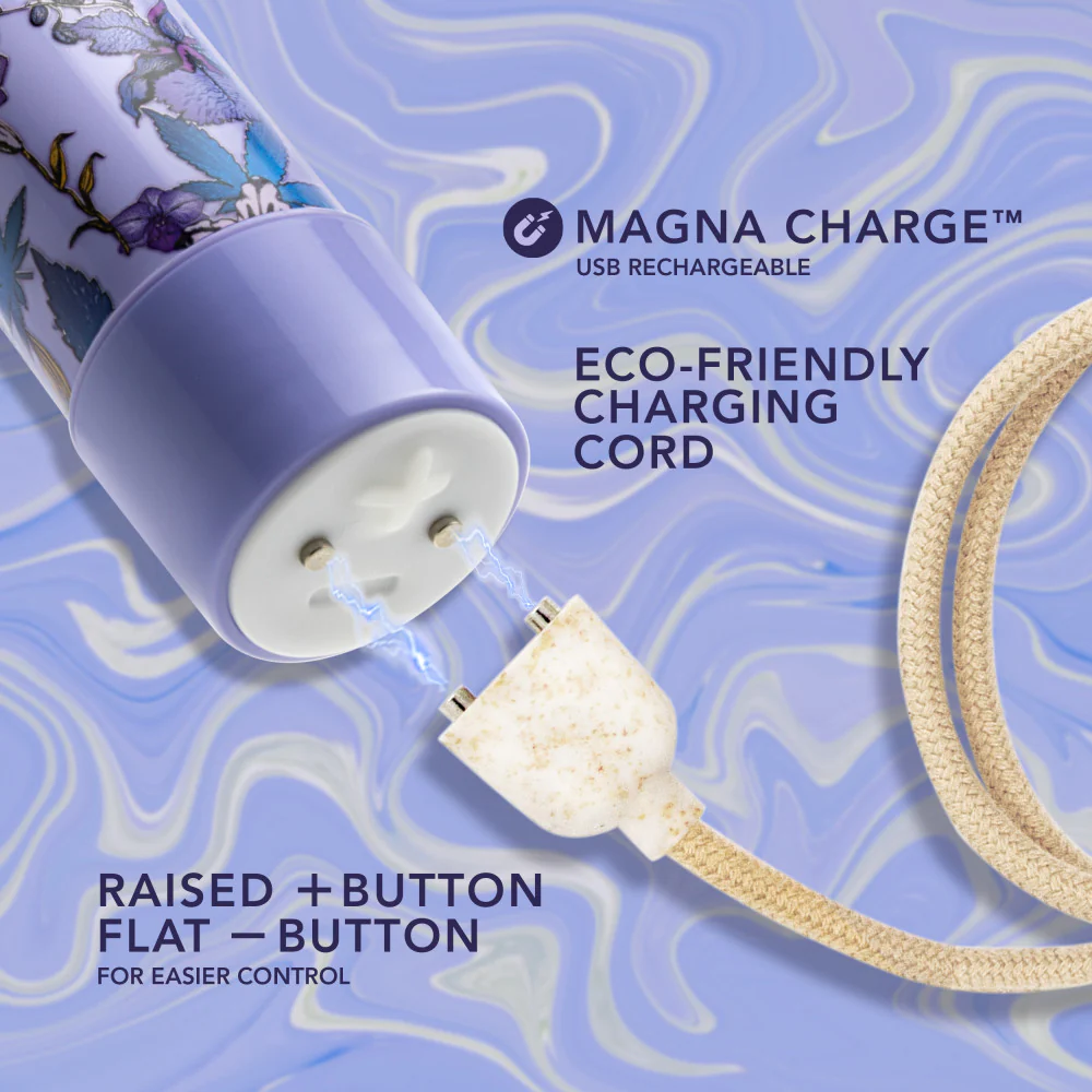 Δονητής Limited Addiction By Blush® | Floradelic Slimline Purple Vibrator with Powerful RumboTech™ Technology