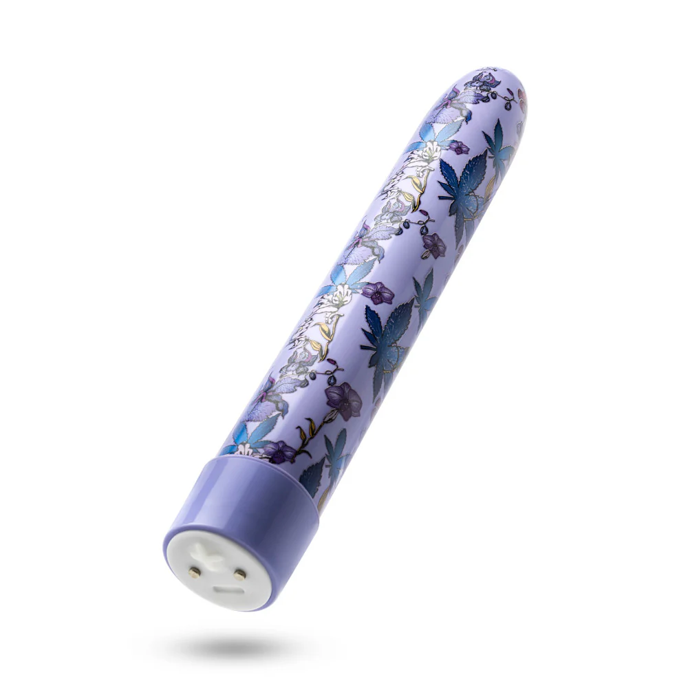 Δονητής Limited Addiction By Blush® | Floradelic Slimline Purple Vibrator with Powerful RumboTech™ Technology