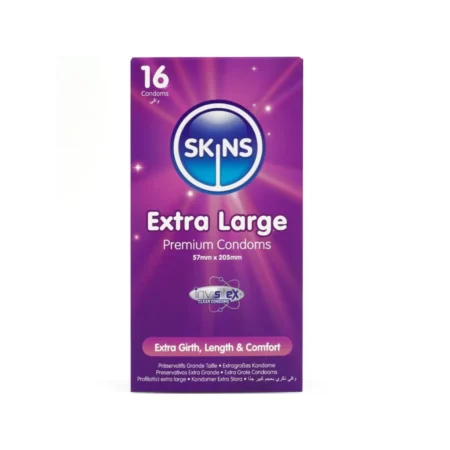 Προφυλακτικά SKINS - EXTRA LARGE PREMIUM CONDOMS PACK 16