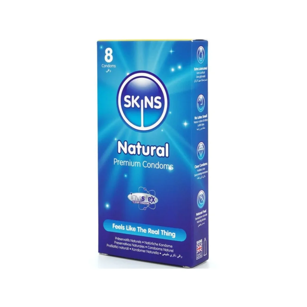 Προφυλακτικά SKINS - NATURAL PREMIUM CONDOMS PACK 8