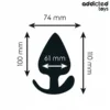 Πρωκτική σφήνα ADDICTED TOYS - ANAL PLUG SILICONE SIZE XXL 11 CM