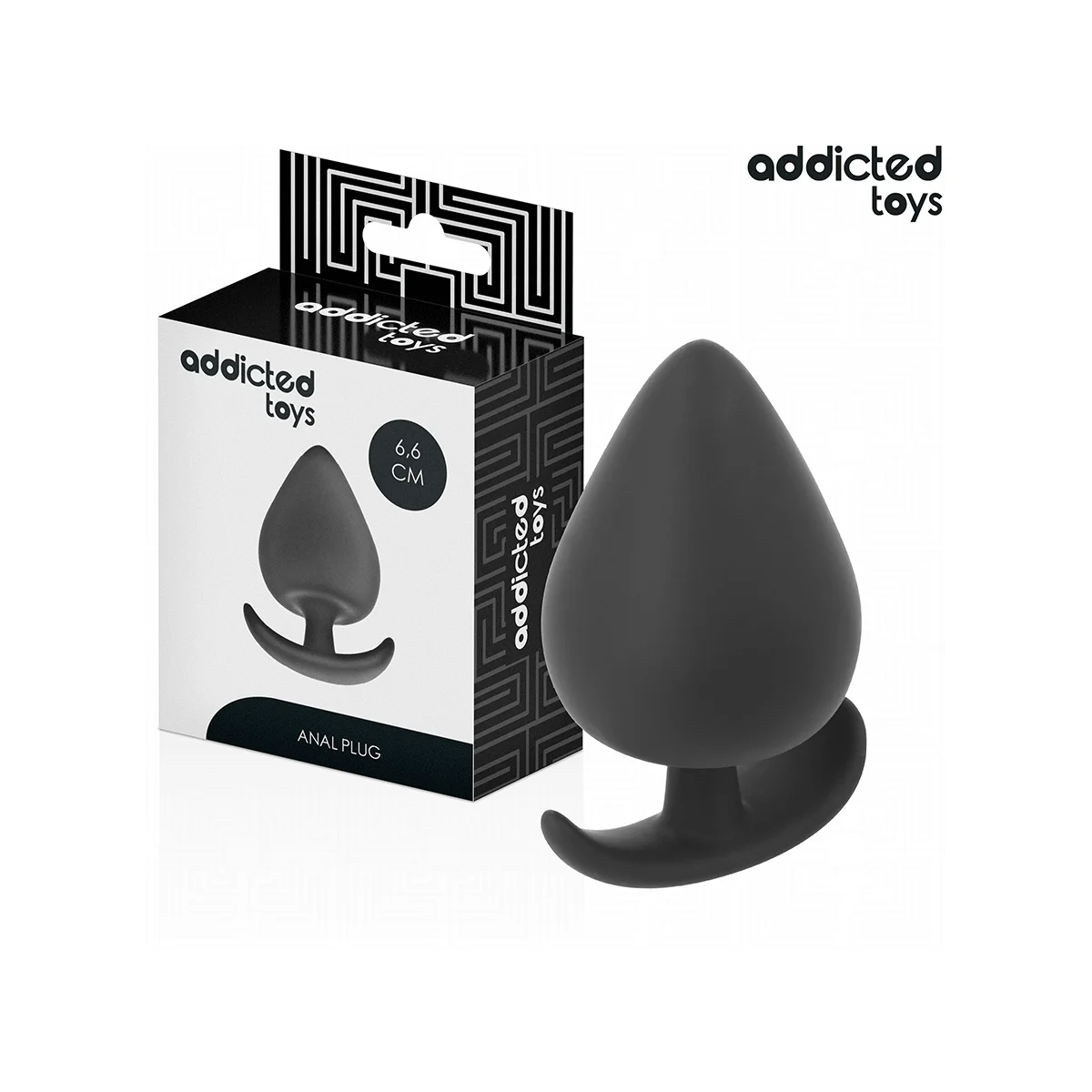 Πρωκτική σφήνα ADDICTED TOYS - ANAL PLUG SILICONE SIZE M 6.6 CM