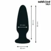 Πρωκτική σφήνα ADDICTED TOYS - ANAL PLUG WITH JEWEL SILICONE SIZE S 8.8 CM